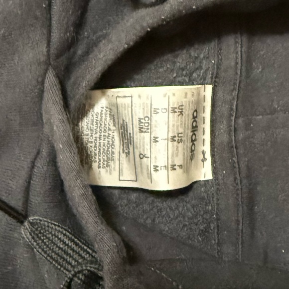 Adidas Black Hoodie Size Medium - Picture 3 of 3